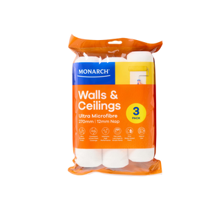 Monarch 270/12mm Walls And Ceilings Task Roller Covers - 3 Pack
