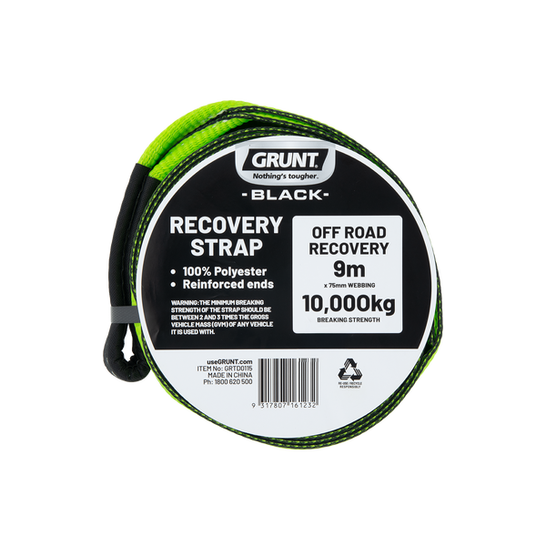 Grunt 75mm x 9m Recovery Strap