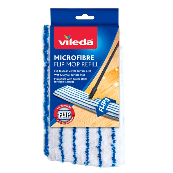 Vileda Microfibre Flip Flat Mop Refill