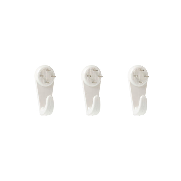 Everhang 6kg Plastic Picture Hanging Utility Hook - 3 Pack