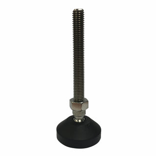 Easyroll 50mm Round Adjustable Foot With 100mm x M12 Bolt