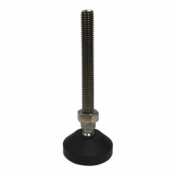Easyroll 50mm Round Adjustable Foot With 100mm x M12 Bolt