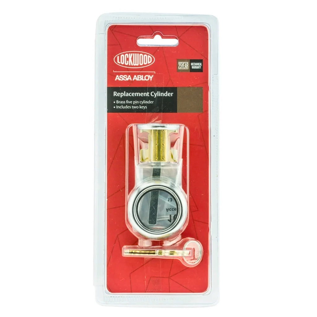 Lockwood Satin Chrome Replacement Cylinder 201 Cylinder - Image 2 of 2