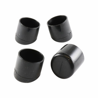 Surface Gard 19mm Black Plastic Angled Ext Chair Tip - 4 Pack
