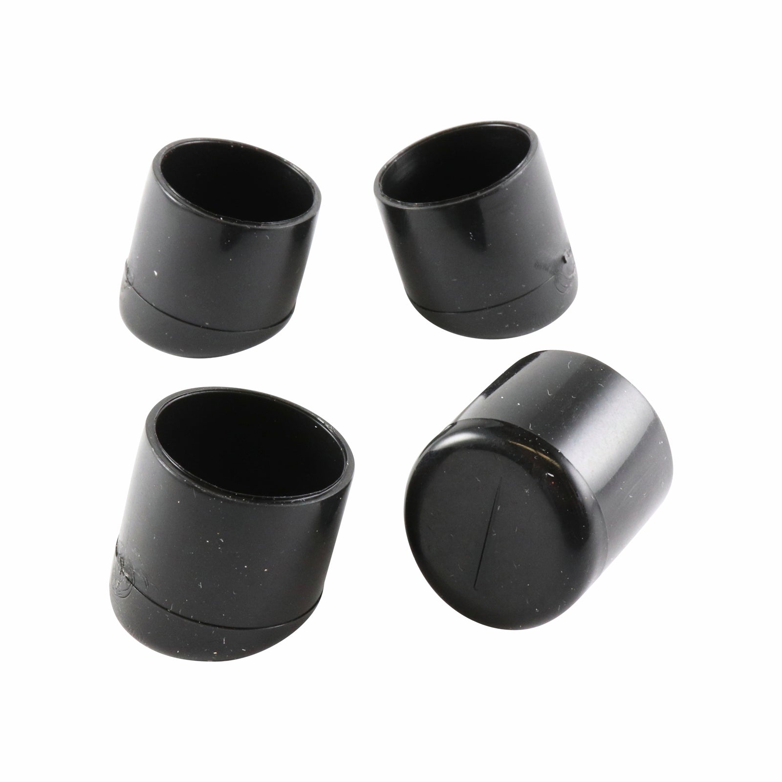 Surface Gard 19mm Black Plastic Angled Ext Chair Tip - 4 Pack - Image 1 of 4