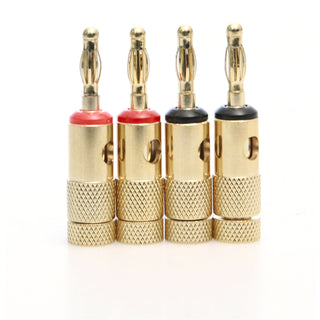Studio Acoustic 4 x 4mm Premium Banana Plugs