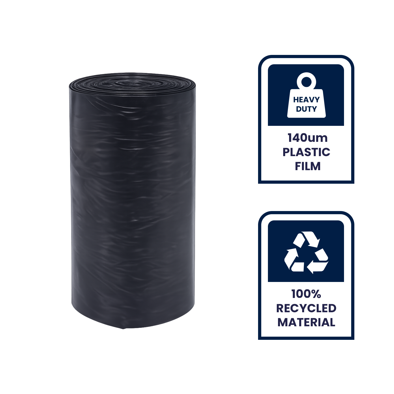 Grunt 90mm x 25m Temporary 100um Polythene Downpipe Roll - Image 2 of 5