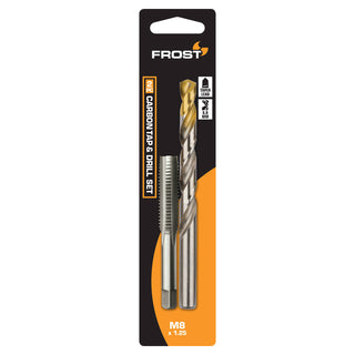 Frost M8 x 1.25-6.8mm Carbon Tap And Drill Set