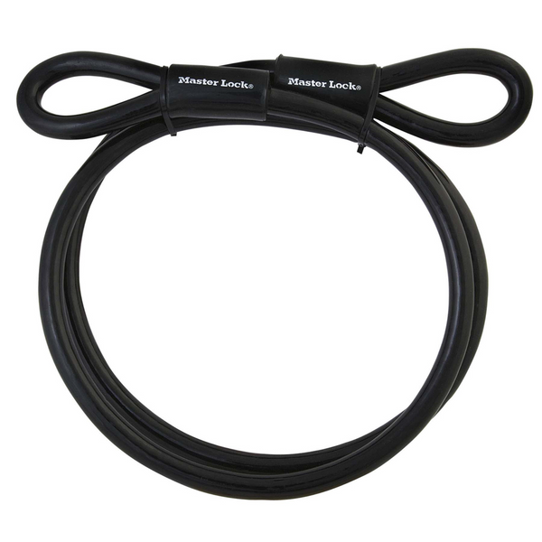 Master Lock 1.8m x 10mm Loop Ended Braided Steel Cable