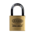 Lockwood 30mm Solid Brass 120 Series General Purpose Padlock - 4 Pack - Image 1 of 8
