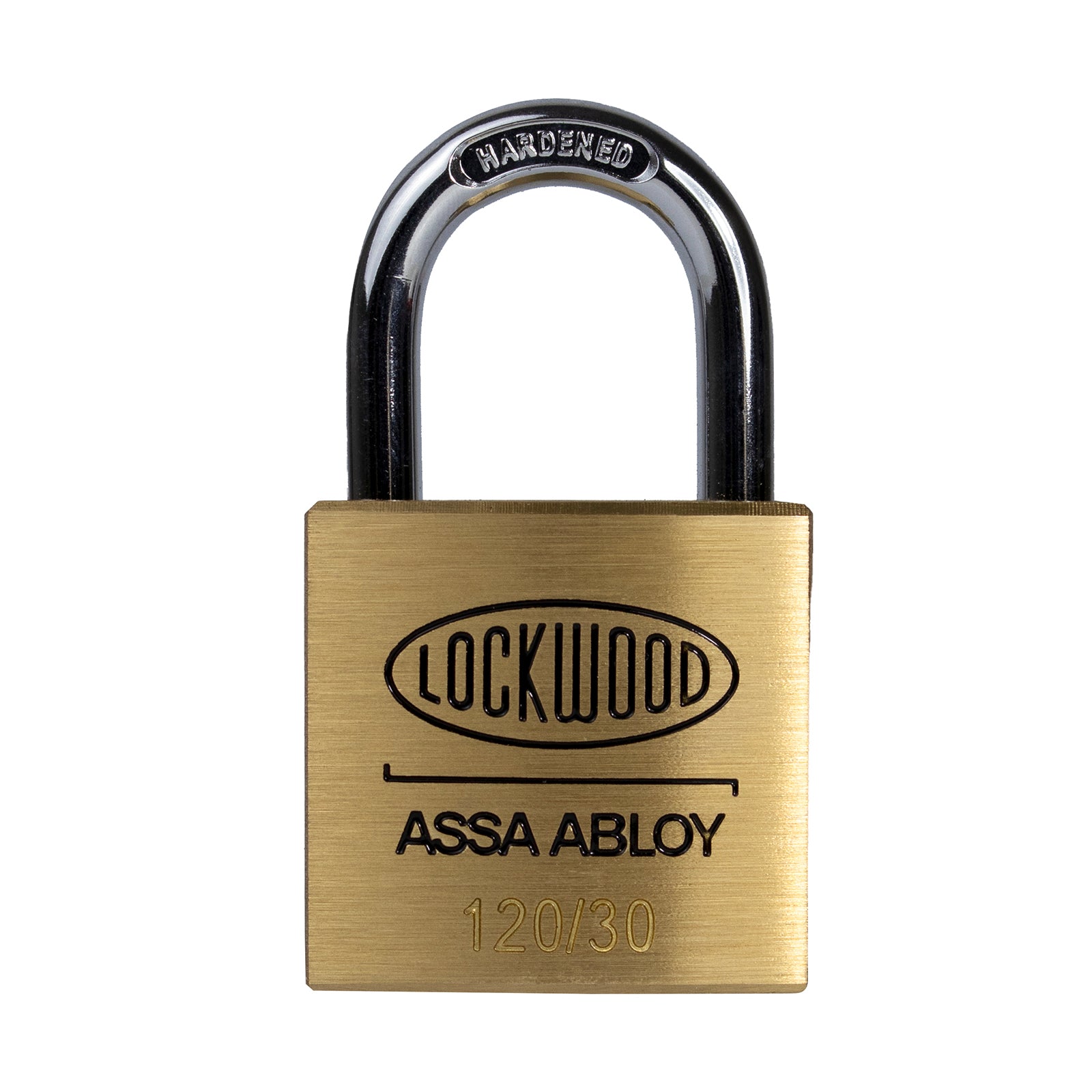 Lockwood 30mm Solid Brass 120 Series General Purpose Padlock - 4 Pack - Image 5 of 8