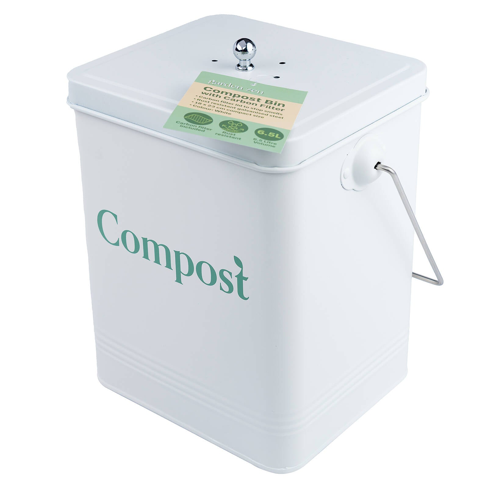 Garden Zen Compost Bin with Carbon Filter - Image 6 of 6