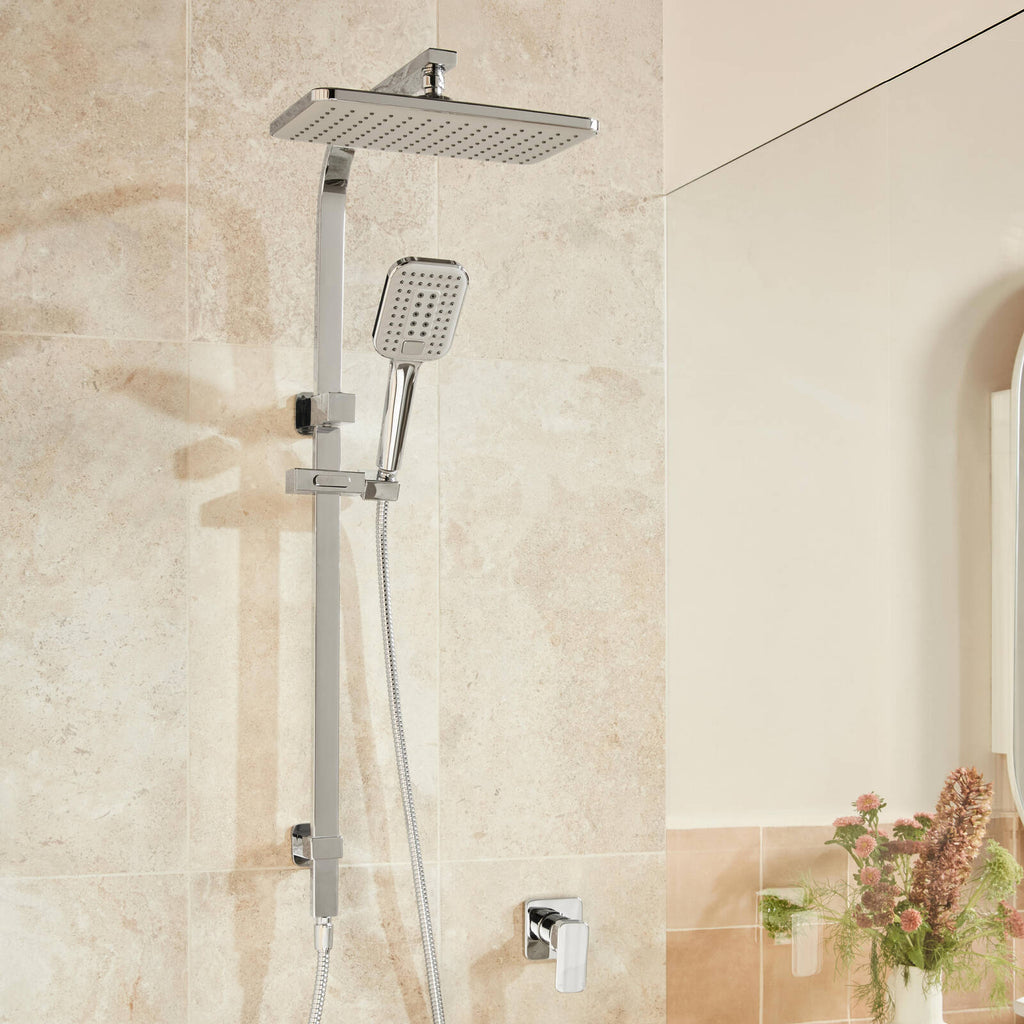 Mondella  Chrome Overture Twin Shower - Image 6 of 7