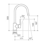Caroma  Chrome Lead Free Cirrus Sink Mixer - Image 2 of 2