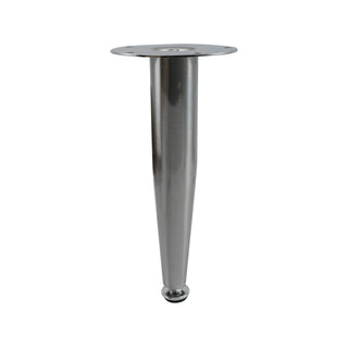 Adoored 230mm Brushed Nickel Tapered Metal Leg Furniture