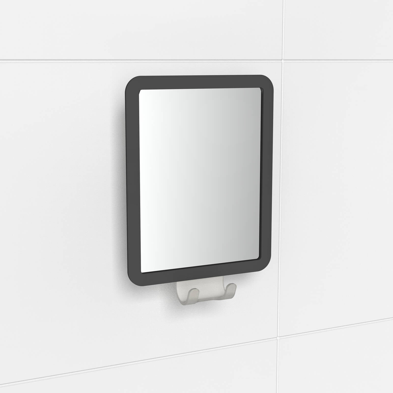 Fusion-Loc Matte Black Style Suction Fog Free Mirror - Image 2 of 2