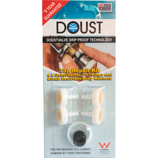 Doust Valves O Rings And Break Resistant Body Washers Tap Repair Kit - 4 Pack