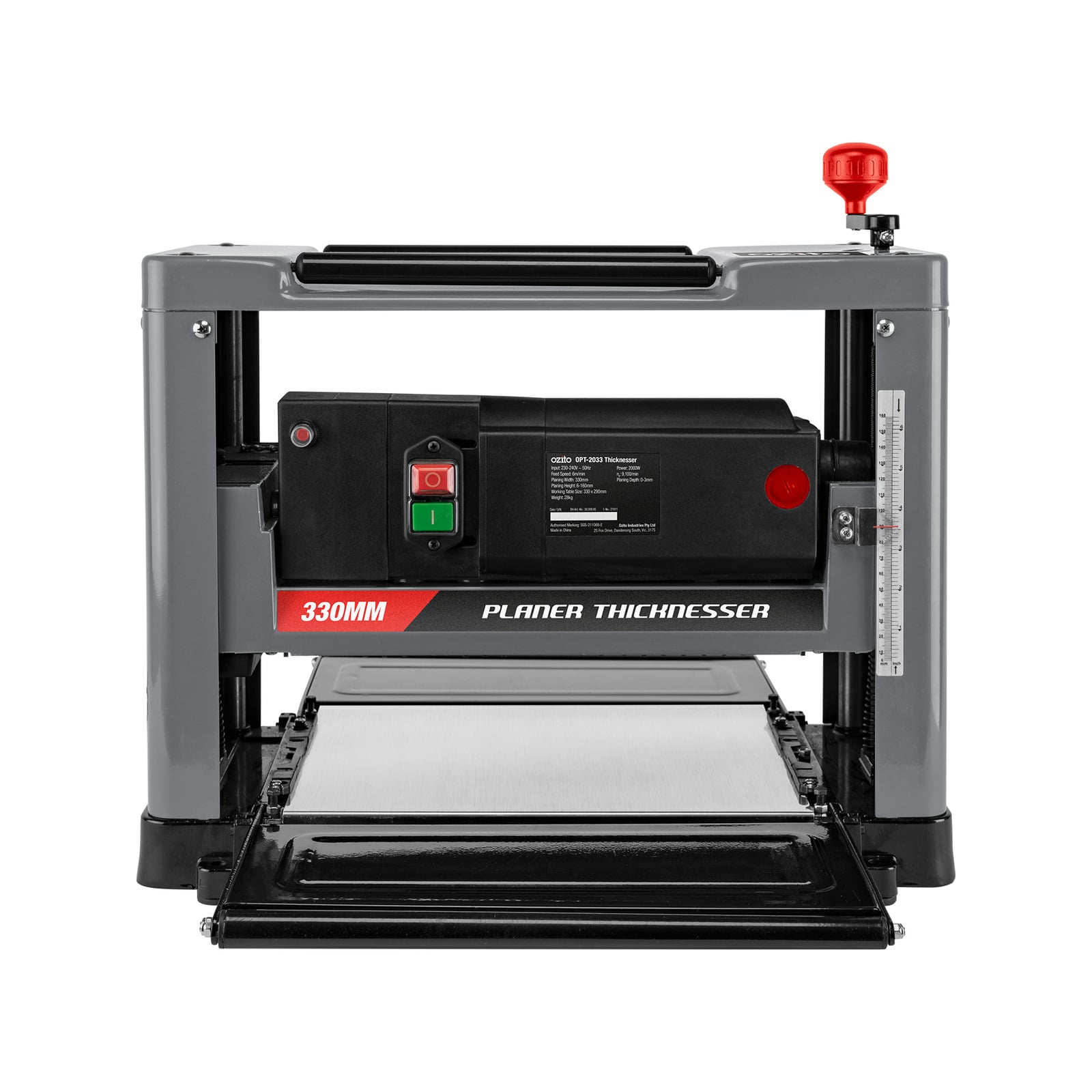 Ozito 2000W 330mm Corded Planer Thicknesser OPT-2033 - Image 2 of 5