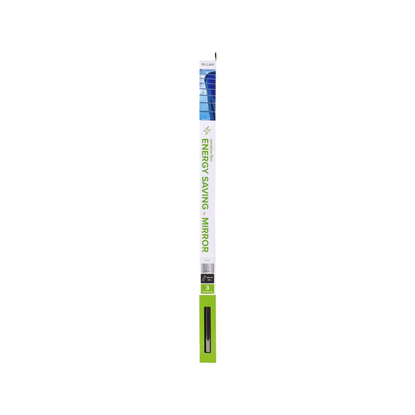 Pillar 0.9 x 2m Mirror Tint Static Window Film - Image 5 of 5