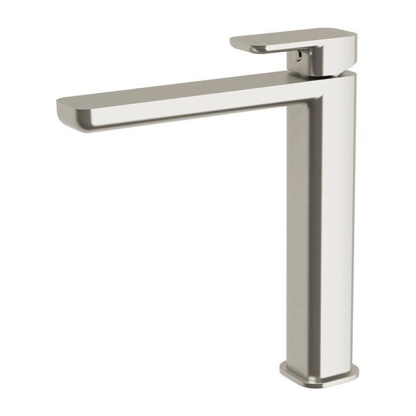 Mondella  Brushed Nickel Lead Free Overture Tall Basin Mixer