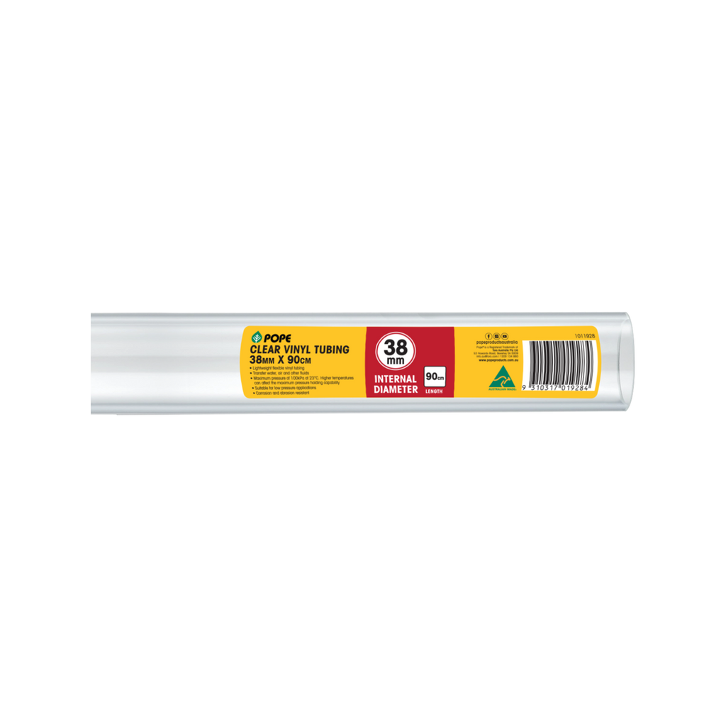 Pope 38mm x 90cm Clear Vinyl Tubing - Image 1 of 2