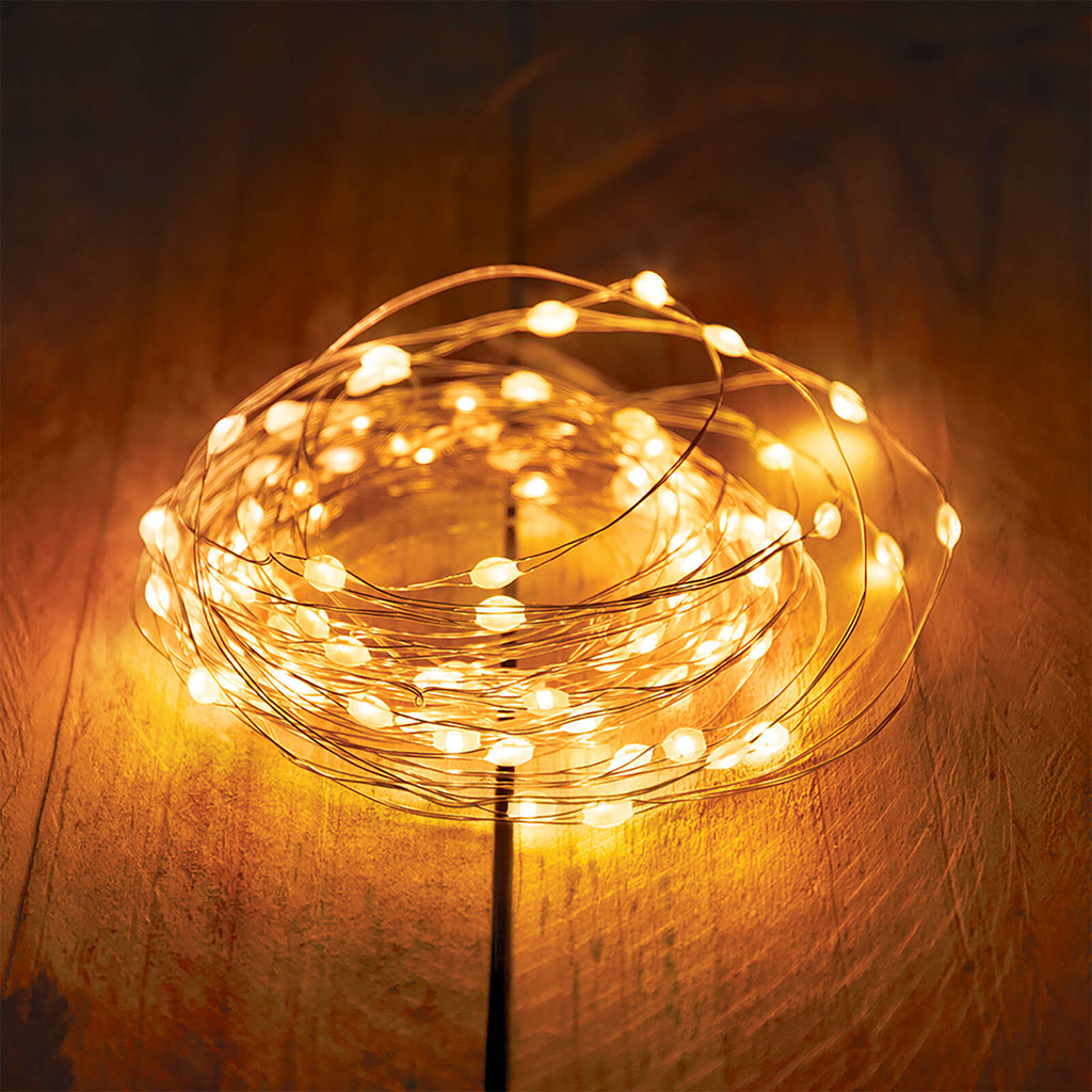 Lytworx Warm White Battery Operated Bead Wire Lights - 100 Pack - Image 2 of 2