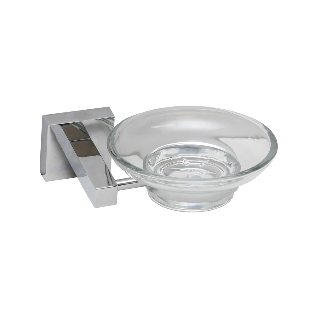 Estilo Chrome Lille Single Glass Soap Dish - Image 2 of 2