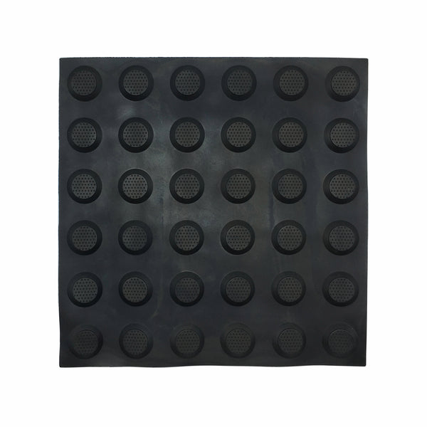 Brutus Black Stud Tactile Ground Surface Indicator Mats - 3 Pack
