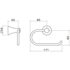 Caroma Elegance Toilet Roll Holder - Image 2 of 2