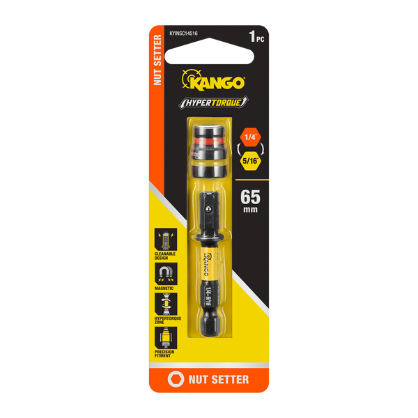 Kango ¼” To ⁵/₁₆” Hypertorque Impact Magnetic Cleanable Nut Setter