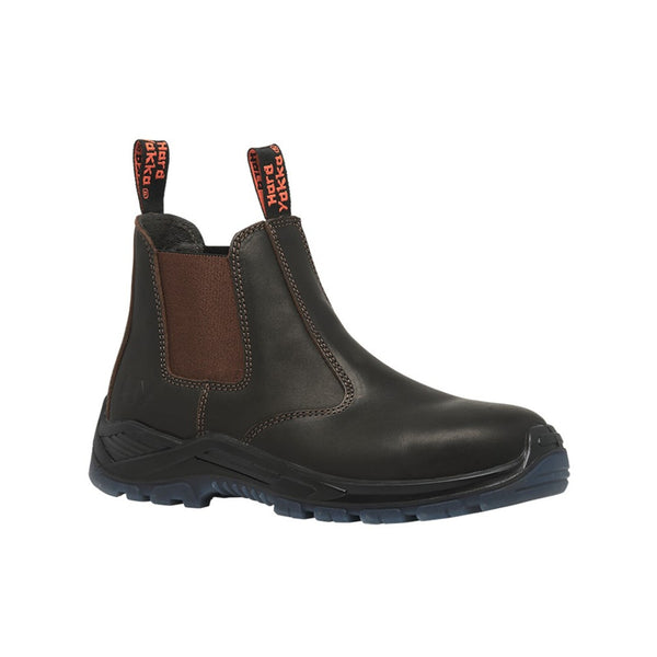 Hard Yakka Brown Banjo Gusset Safety Boot