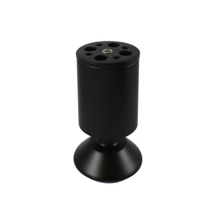 Leg Furniture Metal Adoored 50x100mm Cabinet Blk 4pk 40084