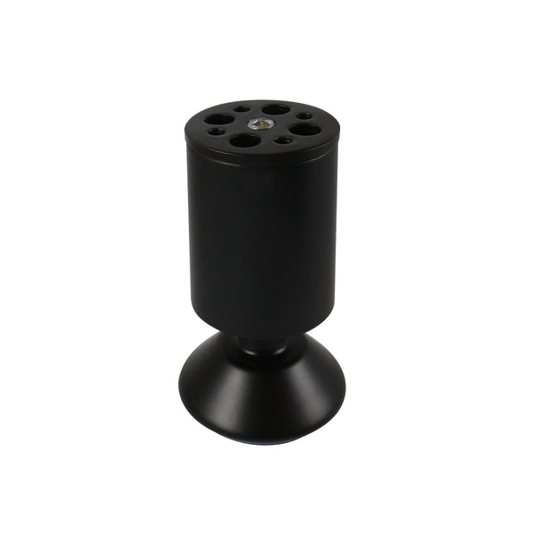 Leg Furniture Metal Adoored 50x100mm Cabinet Blk 4pk 40084