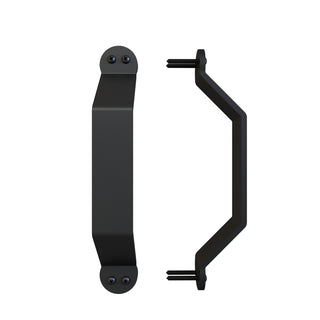 Rolltrak Black Matte Barn Door Raised Handle