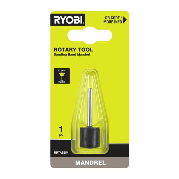 Ryobi 12.5mm Rotary Sanding Band Mandrel