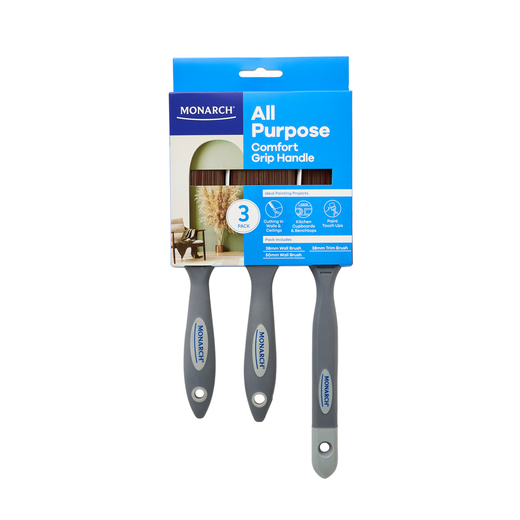 Monarch 3 Piece All Purpose Project Brush Pack - Image 1 of 2