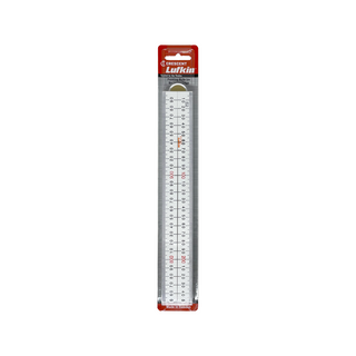 Crescent Lufkin 1m White Bevelled Edge Folding Rule