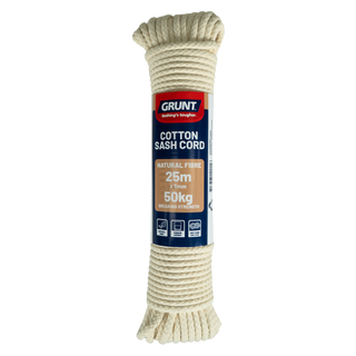 GRUNT 5mm x 25m Cotton Sash Cord