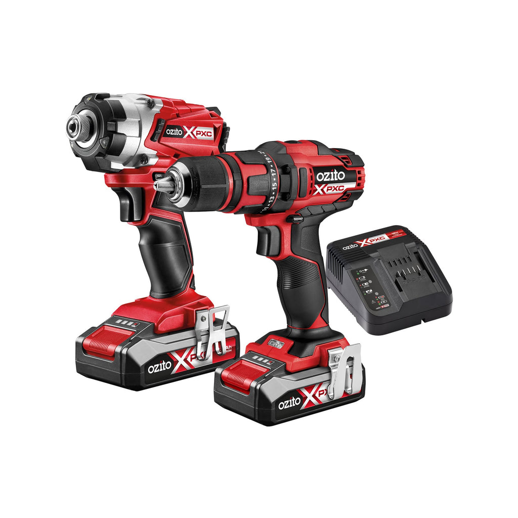 Ozito PXC 18V Cordless Drill and Impact Driver PX2PAK-500 - Kit - Image 1 of 8