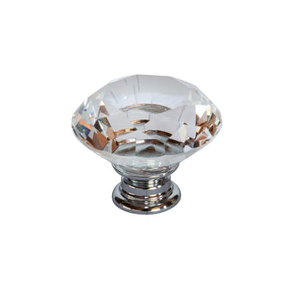 Taskmaster 30mm Crystal Cabinet Knob - 30mm