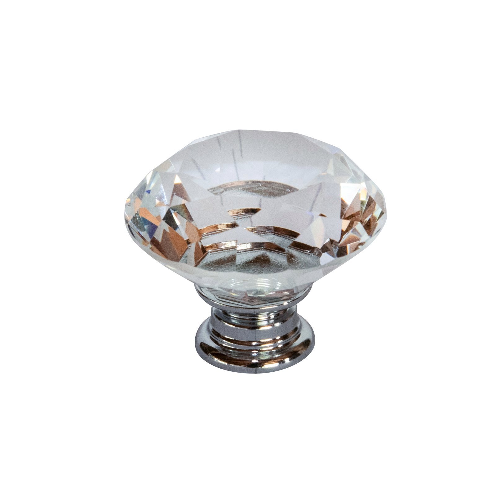 Taskmaster 30mm Crystal Cabinet Knob - 30mm - Image 1 of 10