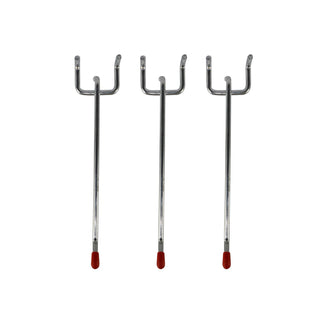 Everhang 100mm Pegboard Hooks - 3 Pack