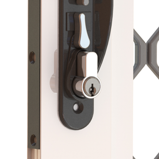 Rolltrak 50mm Chrome High Security Cylinder Lock