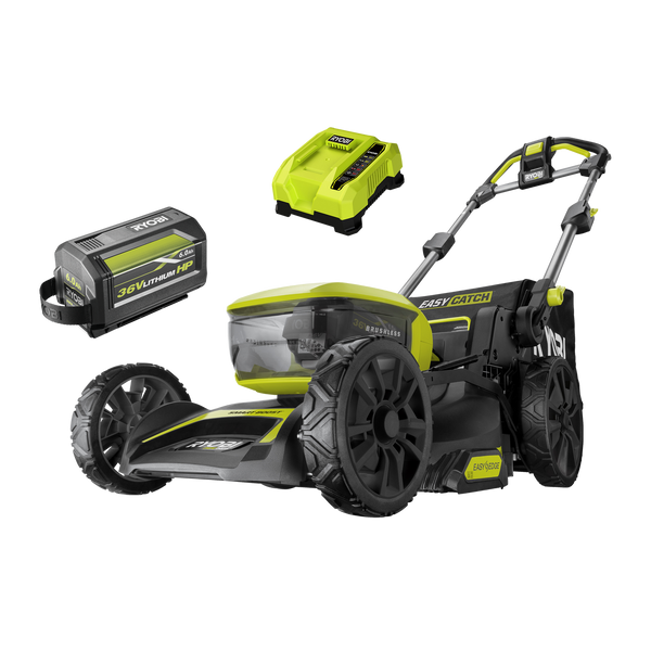 Ryobi 36V HP 46cm 6.0Ah Brushless Cordless Lawn Mower Kit R36XLMW16