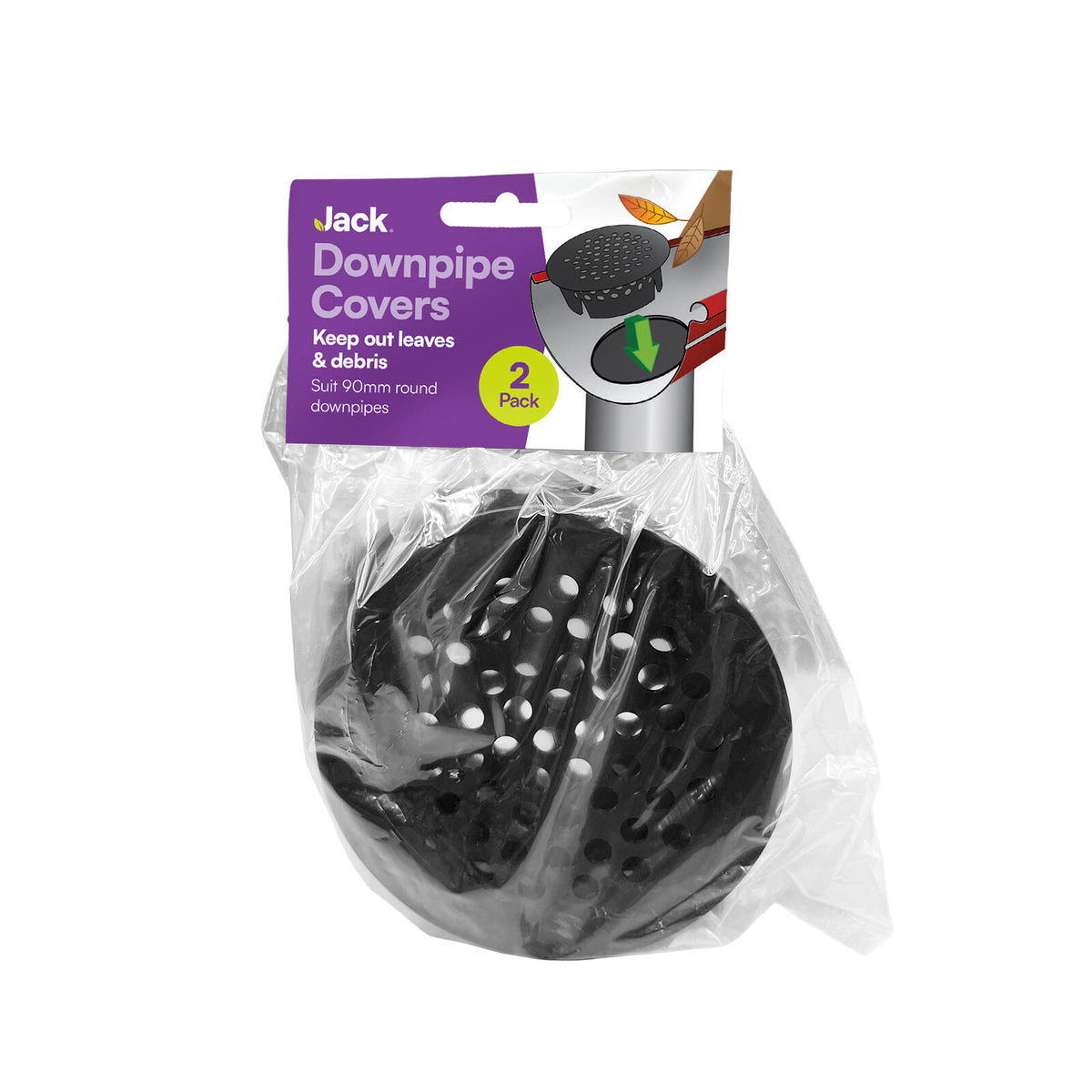Jack 90mm Gutterguard Plastic Downpipe Cover - 2 Pack - Image 3 of 5