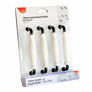 Taskmaster Ceramic Cabinet Handle - 4 Pack
