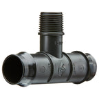 Pope 25mm Barbed x 15mm Single BSP Male Threaded Tee - Image 1 of 4