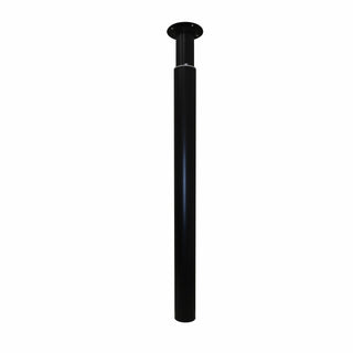 Adoored 50 x 700-1100mm Black Metal Extension Furniture Leg