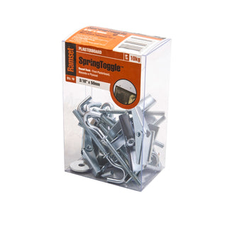 Ramset 3/16" x 50mm Round Spring Toggle Pack - 10 Pack