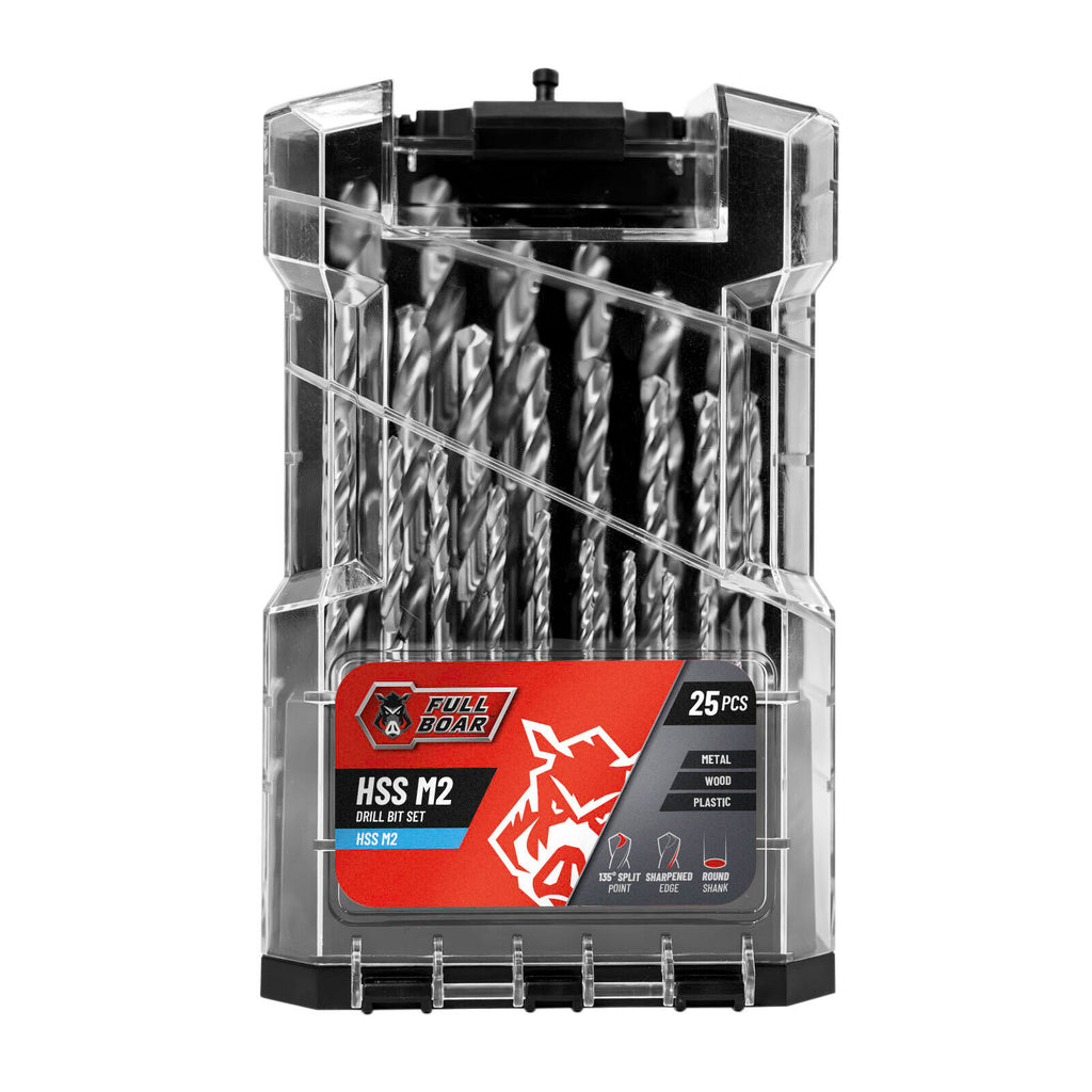Full Boar 25 Piece HSS M2 Drill Bit Set - Image 3 of 4